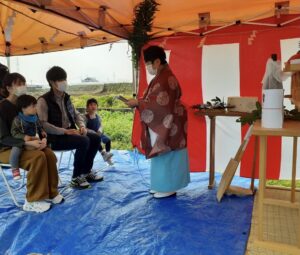 ㊗地鎮祭㊗　📍島原市有明町　M様邸