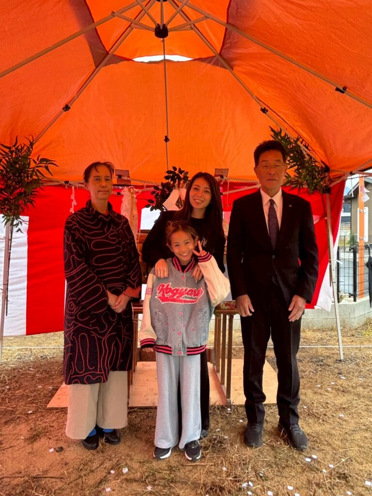 家づくりの第一歩✨仲良し親子の地鎮祭