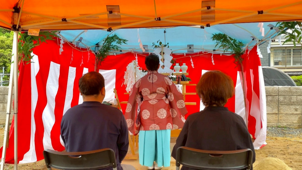 春の陽気に包まれた地鎮祭🌸