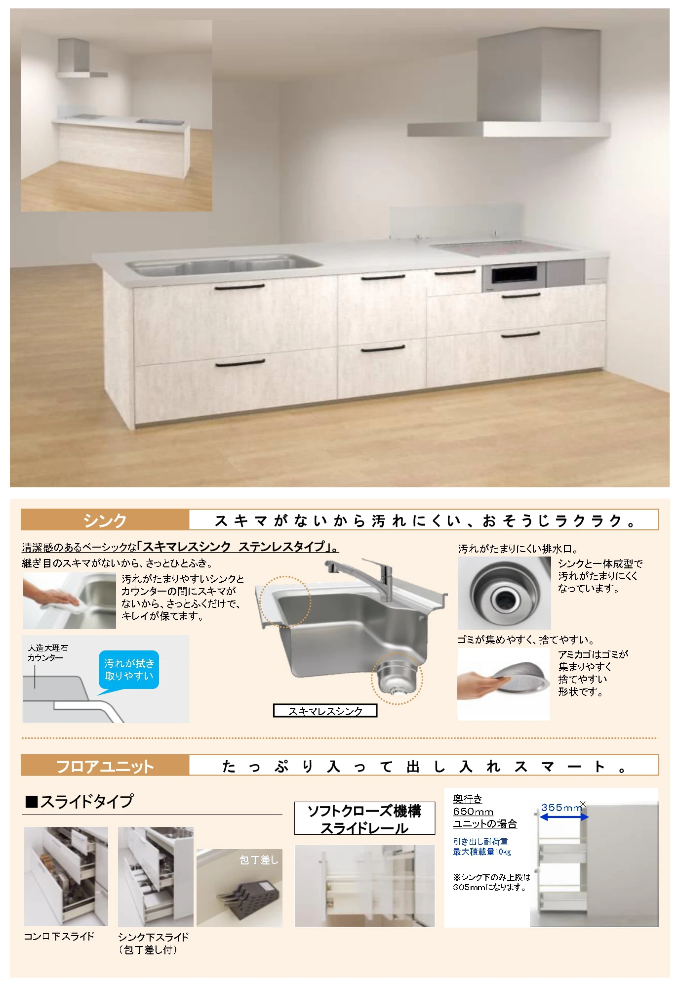 システムキッチン パナソニック